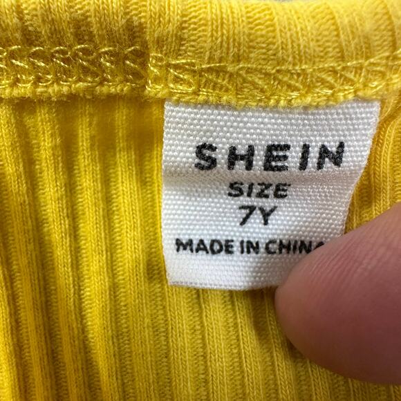 Shein Dress Bundle of 4 Girl SZ 7Y Colorful Sundress Sleeveless Stretch Pullover - Picture 4 of 14